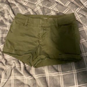 army green shorts